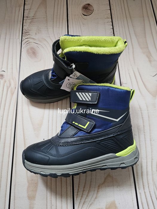Pepperts 33,34 термо чоботи зимові на хлопчика черевики сноубутси