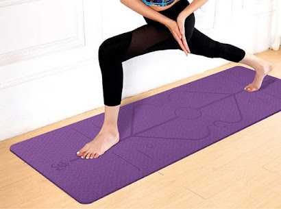 Tapete Esteira Colchonete Yoga Ginastica Fitness Pilates com saco NOVO