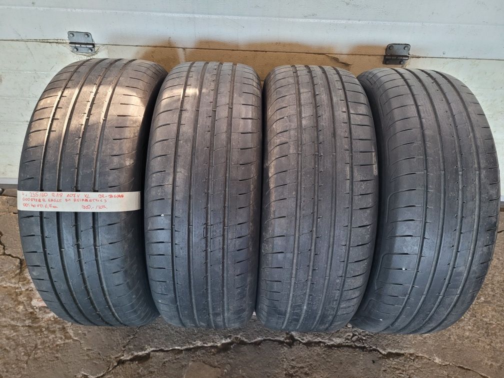 Opony letnie używane 235/60 R18 107V XL Goodyear - 4 szt.