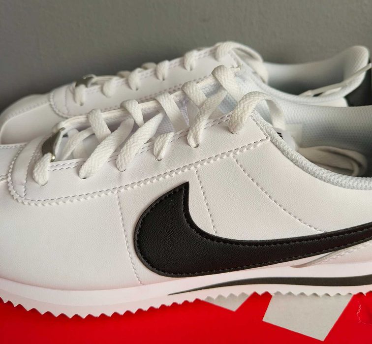 Nike Cortez white black biało czarne - r. 39