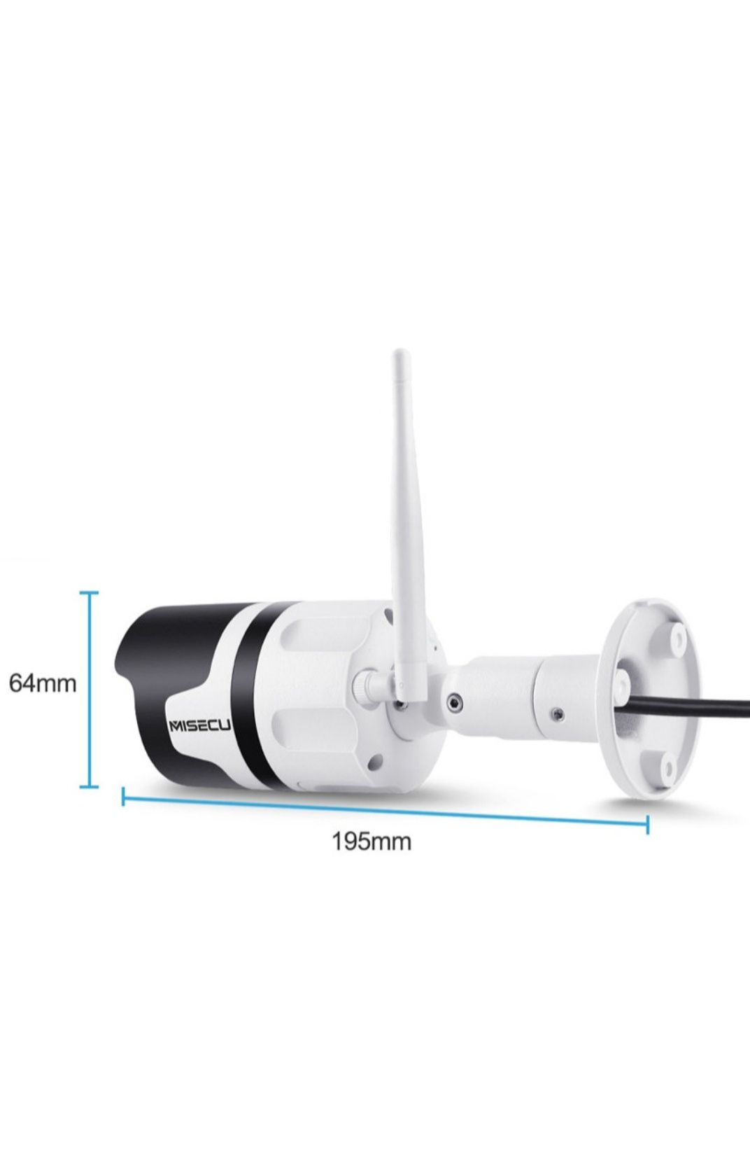 Вулична IP камера 3Мр WI-Fi камера відеоспостереження MISECU XM-63 3MP