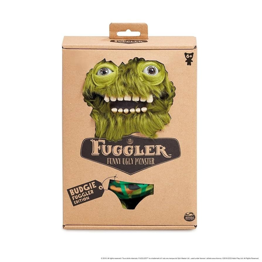 Мягкая игрушка Фуглер в трусах Зеленый Fuggler Funny Ugly Monster