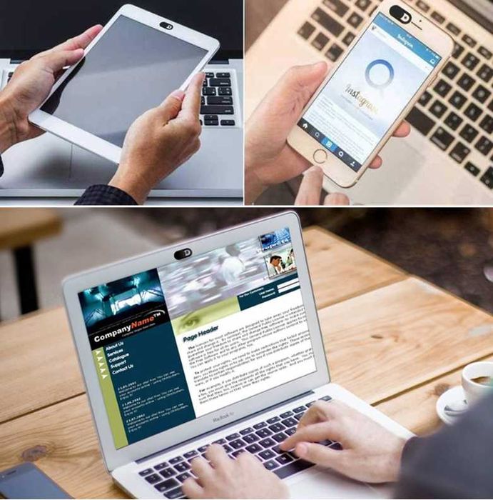 3X zaślepka zasłonka ochronna do kamerki laptopa kamery