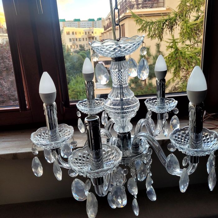 Lampa wisząca pięcioramienna