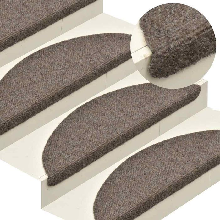 Vidaxl Samoprzylepne Nakładki Na Schody, 5 Szt., Kremowe, 65X21X4 Cm