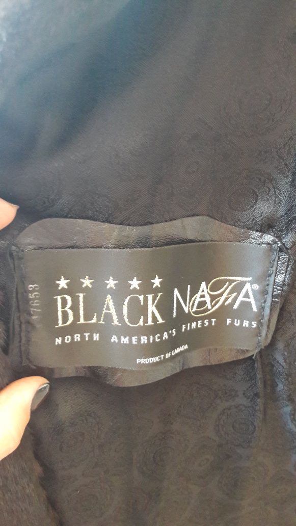 Шикарна норкова шубка BLACK NAFA
