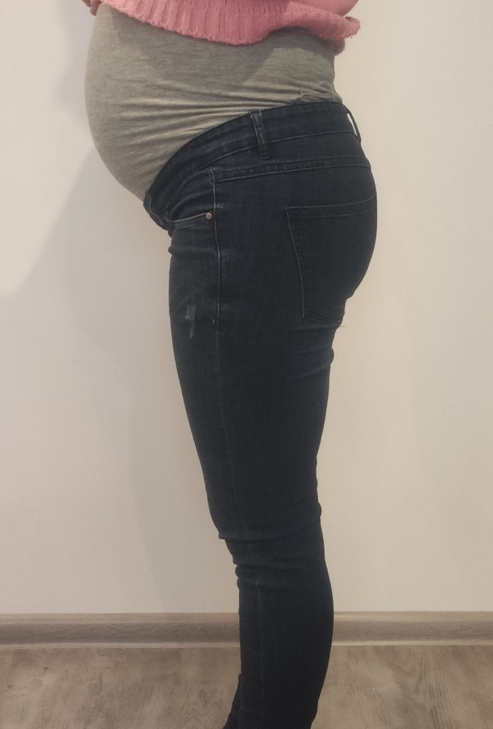 Spodnie ciążowe jeansy 36
