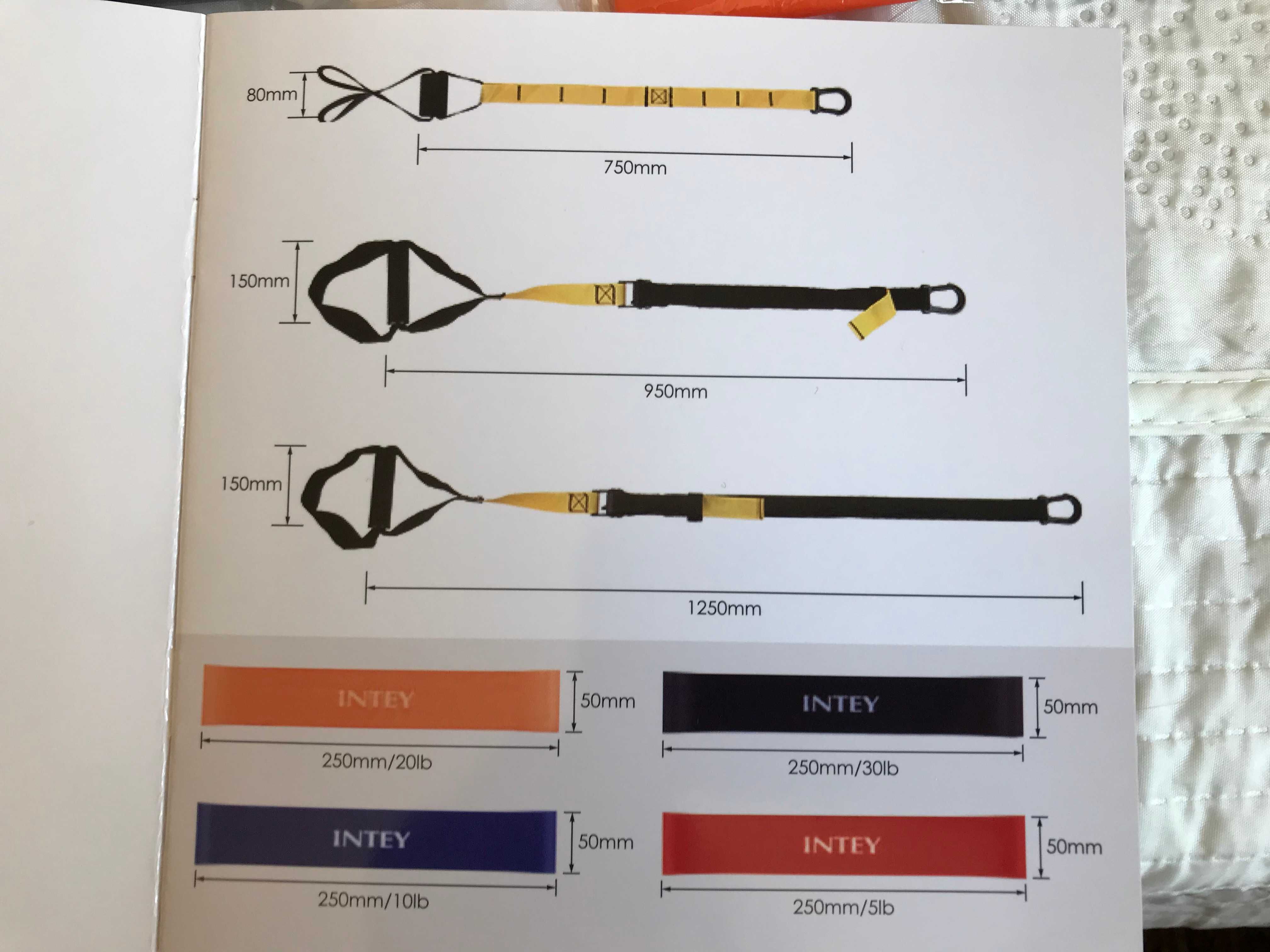 INTEY- Resistance Trainer MS-305-6-Zestaw do ćwiczeń oporowych