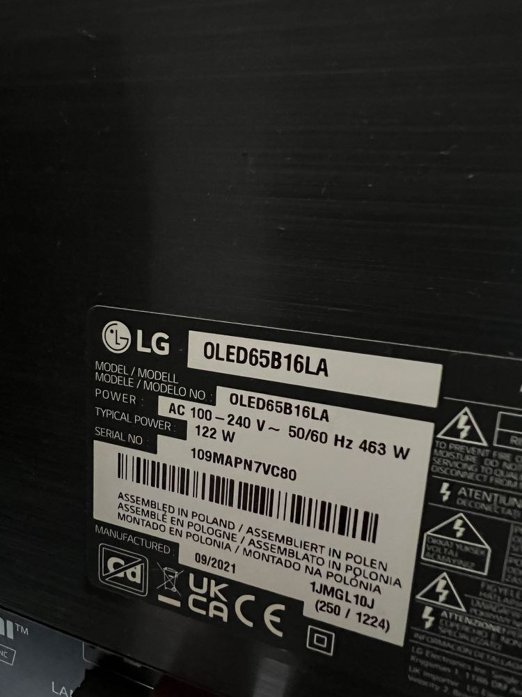 TV LG OLED65B16LA de 2.200€ por apenas 800€