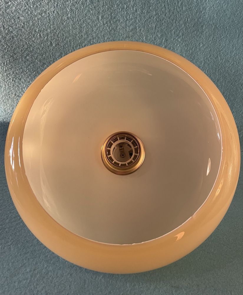 Candeeiro / Lustre opalino antigo