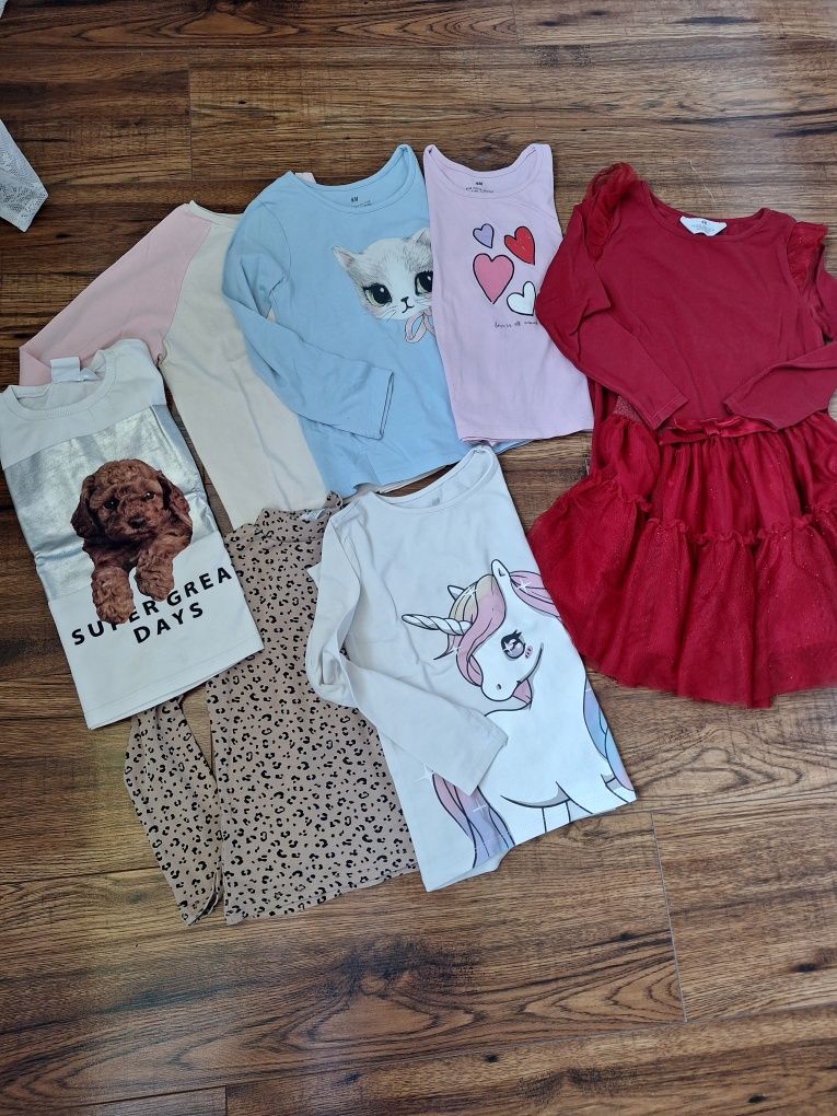 Paczka 110-116 h&m, zara