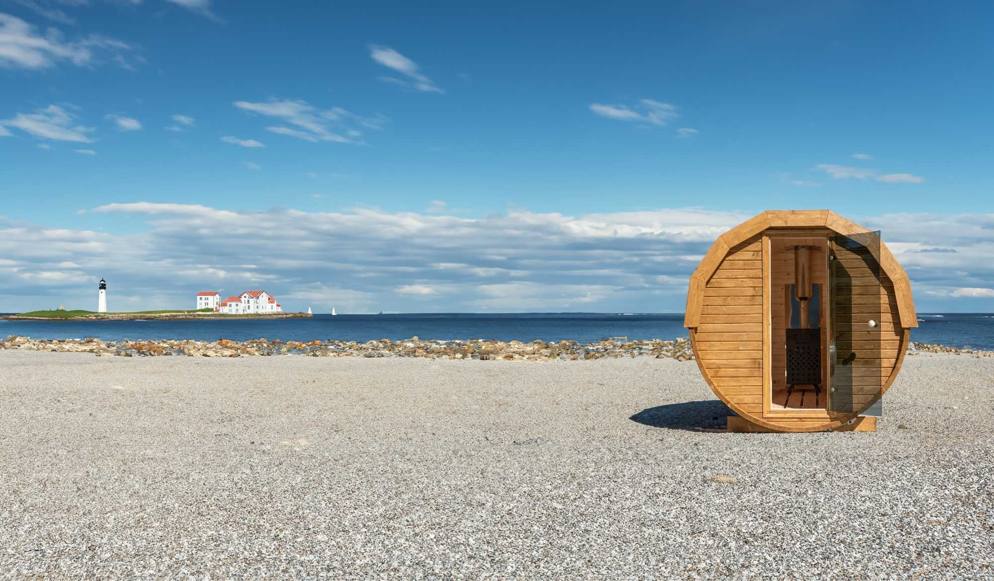 Sauna Ogrodowa 2m Beczka Ruska Bania  Dowolna Konfiguracja Cenowa