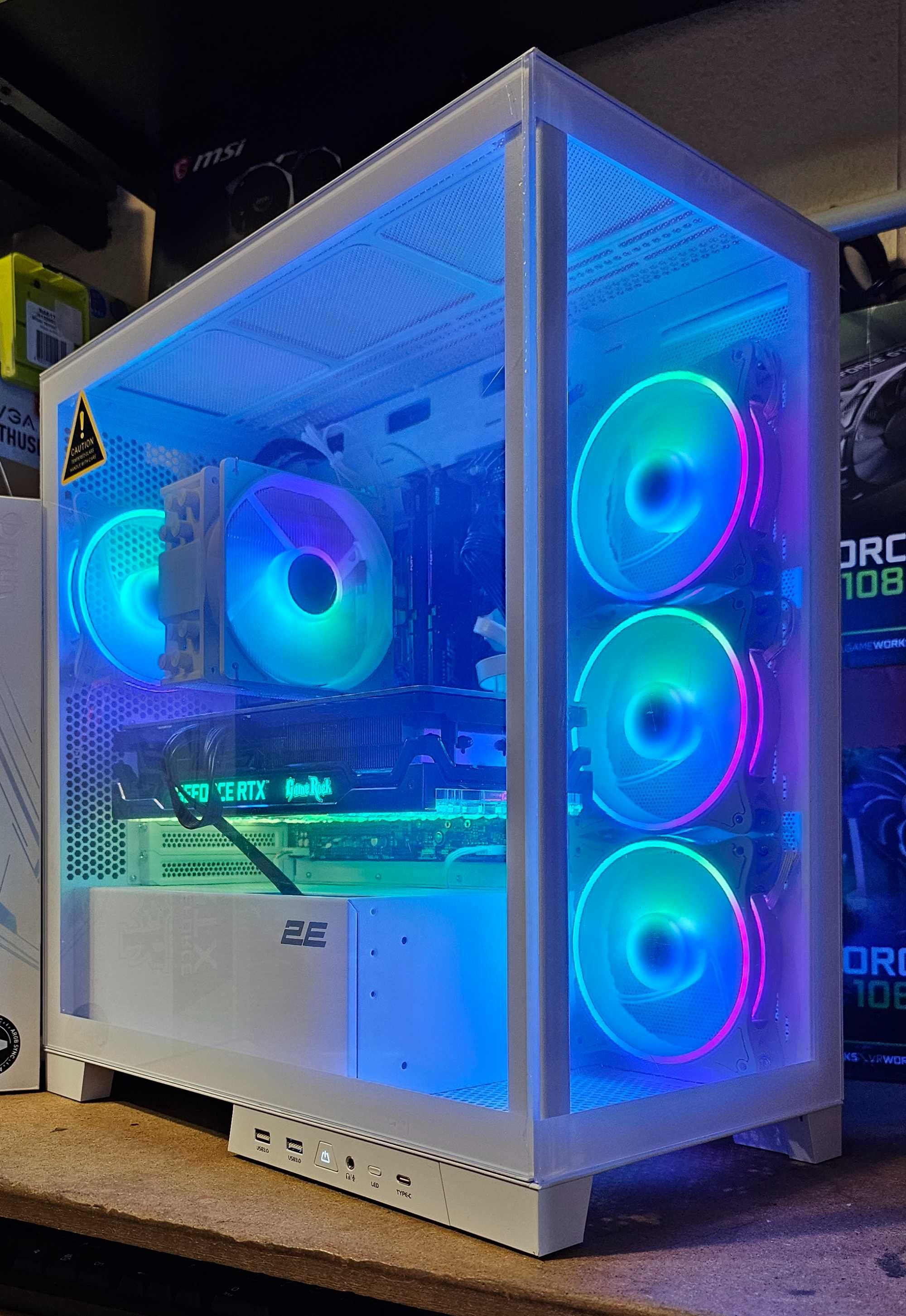 Потужний комп'ютер INTEL I5 14400F 4.7GHZ, RTX 3080 10GB, 32GB DDR5..