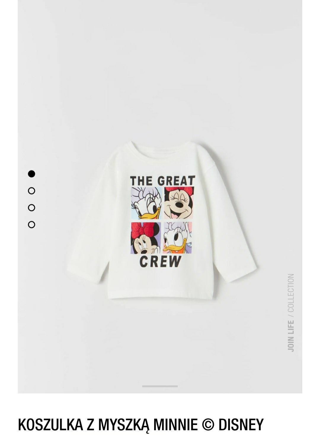 Komplet Zara r 104 bluza leginsy koszulka Myszka Miki