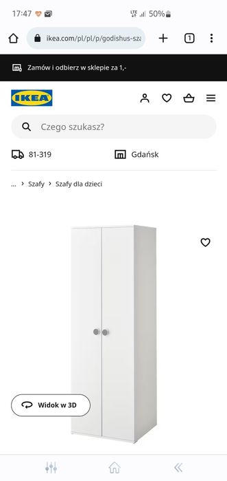 Szafa Ikea nowa w kartonie