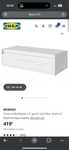 Cama dupla brimnes com colchao