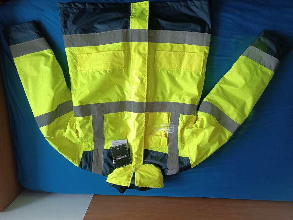 Kurtka Parka o wysokiej Widoczności