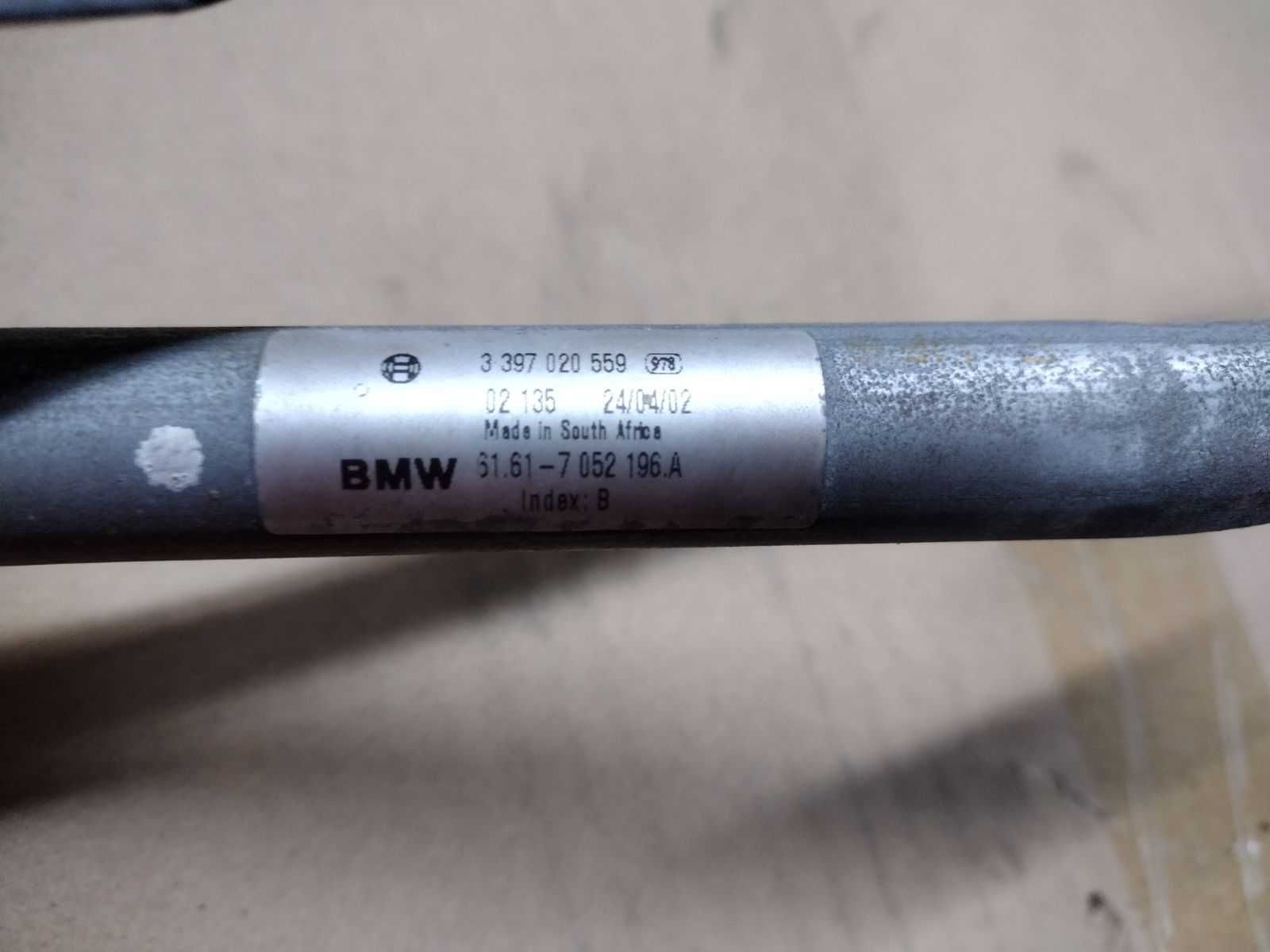 BMW 3 E36 mechanizm z silniczkiem wycieraczek jak nowy - oryginalny