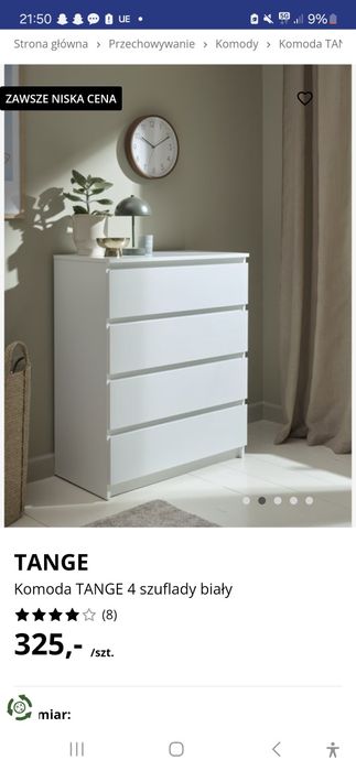 Komoda ikea biała