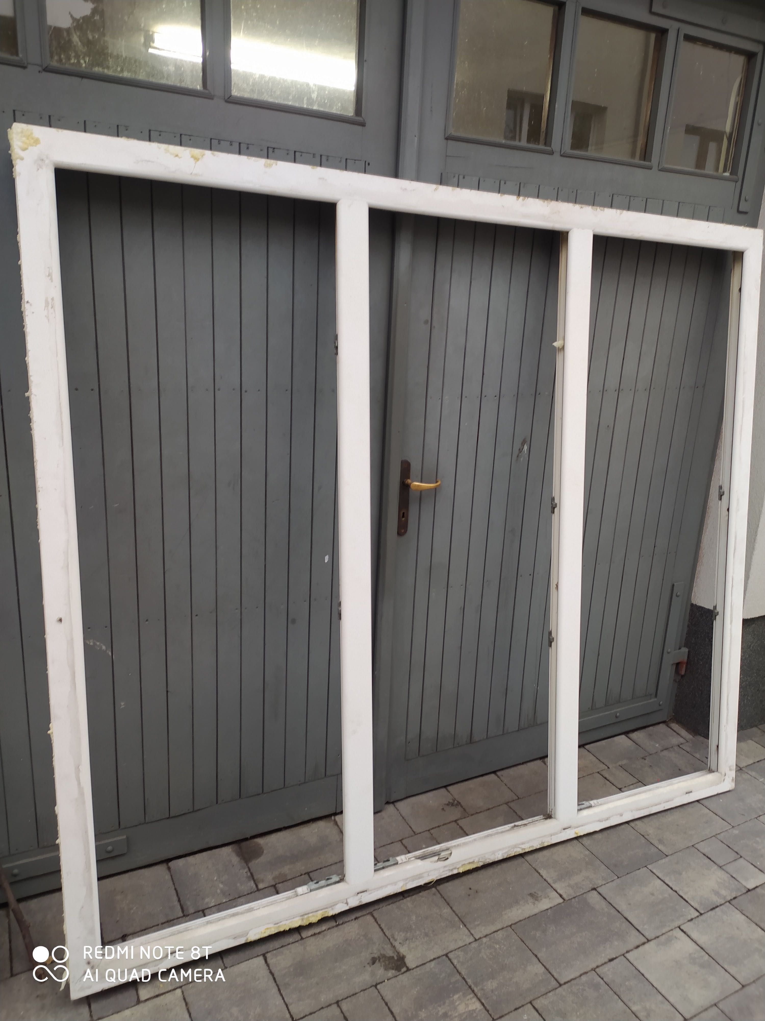 Okno trzyskrzydłowe pcv duże 210x180
