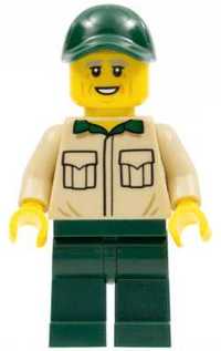 LEGO figurka ogrodnik / pracownik parku NOWA cty1353 / fig-012165 City
