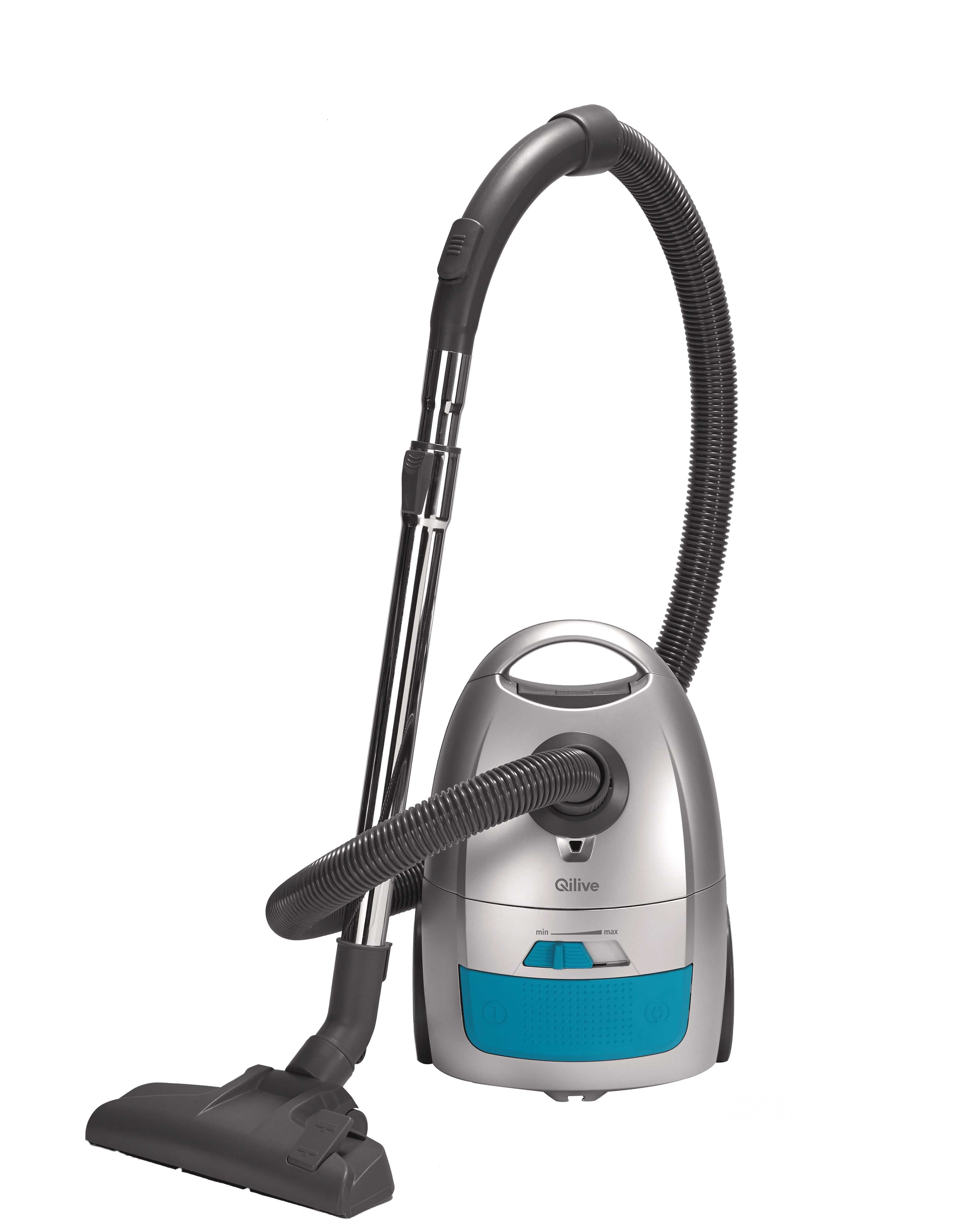 Aspirador Qilive c/ potência 1000w e filtro hepa - oferta 2 sacos