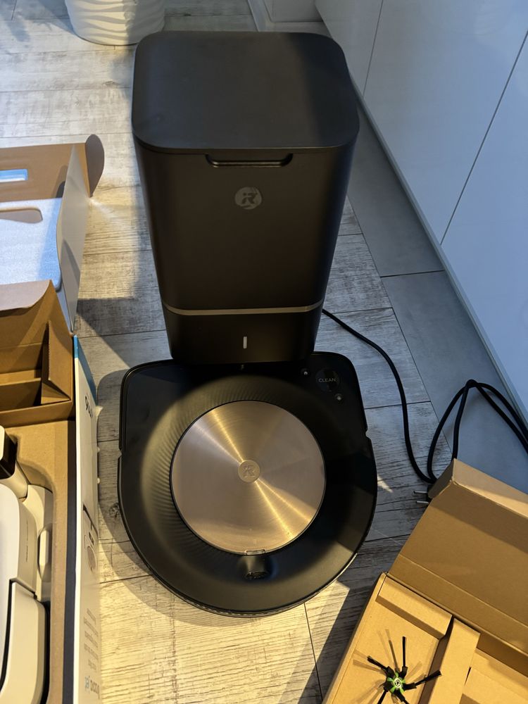 Zestaw robot roomba robot odkurzajacy s9 oraz robot braava jet mop