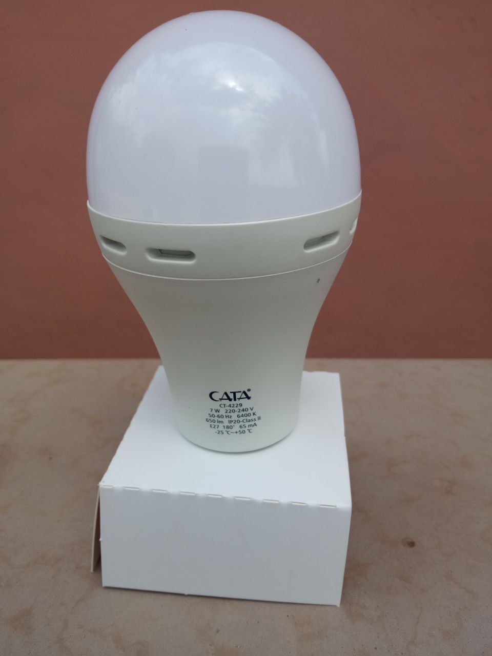 Лед лампа з аккумулятором САТА