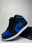 Nike Air Jordan 1 Mid Black Royal Blue