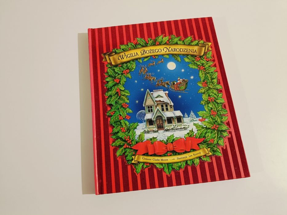 Książka rozkładanka 3d pop-up wigilia Bożego Narodzenia 
na święta boż