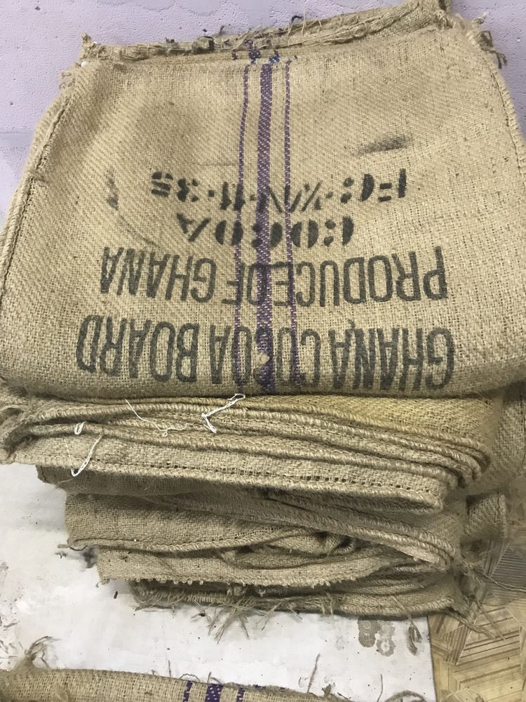 Мішки джутові, з під кавових зерен, какао бобів