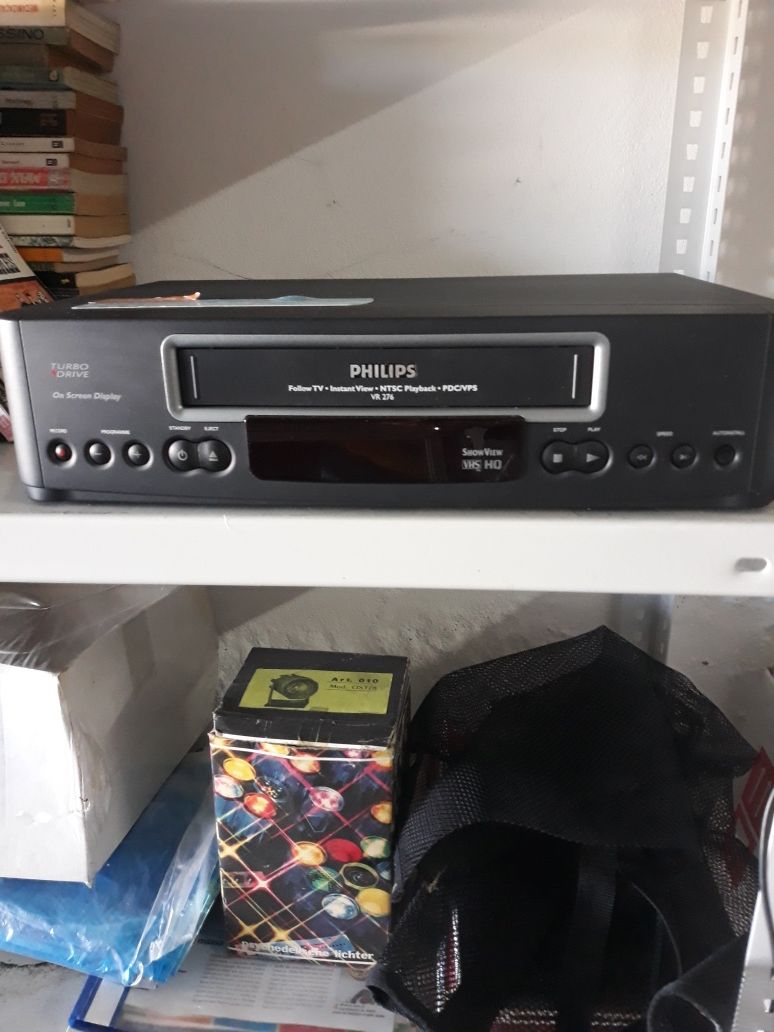 Leitor de VHS Philips Turbo Drive
