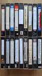 Zestaw 18 używanych kaset VHS VIDEO nagranych