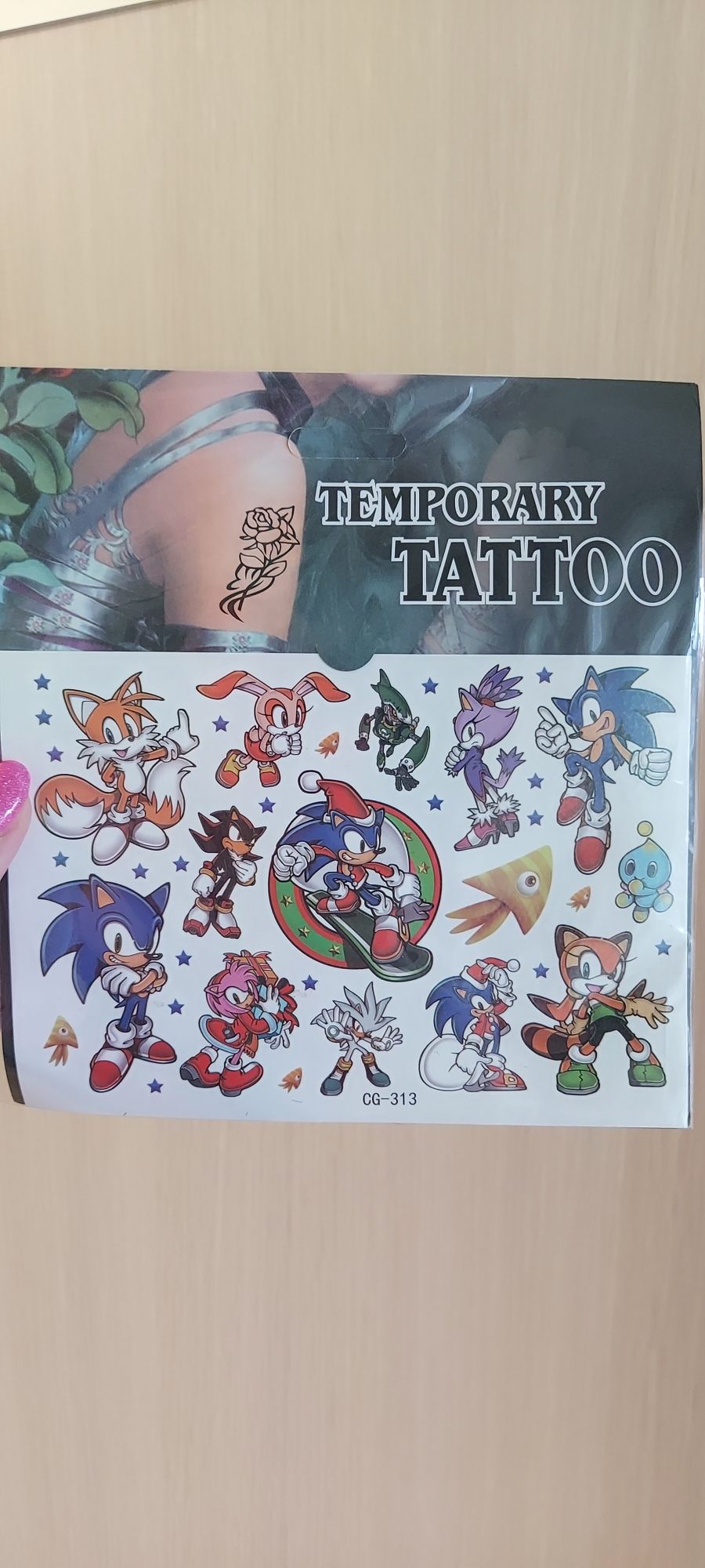 Sonic tattoo .Тату