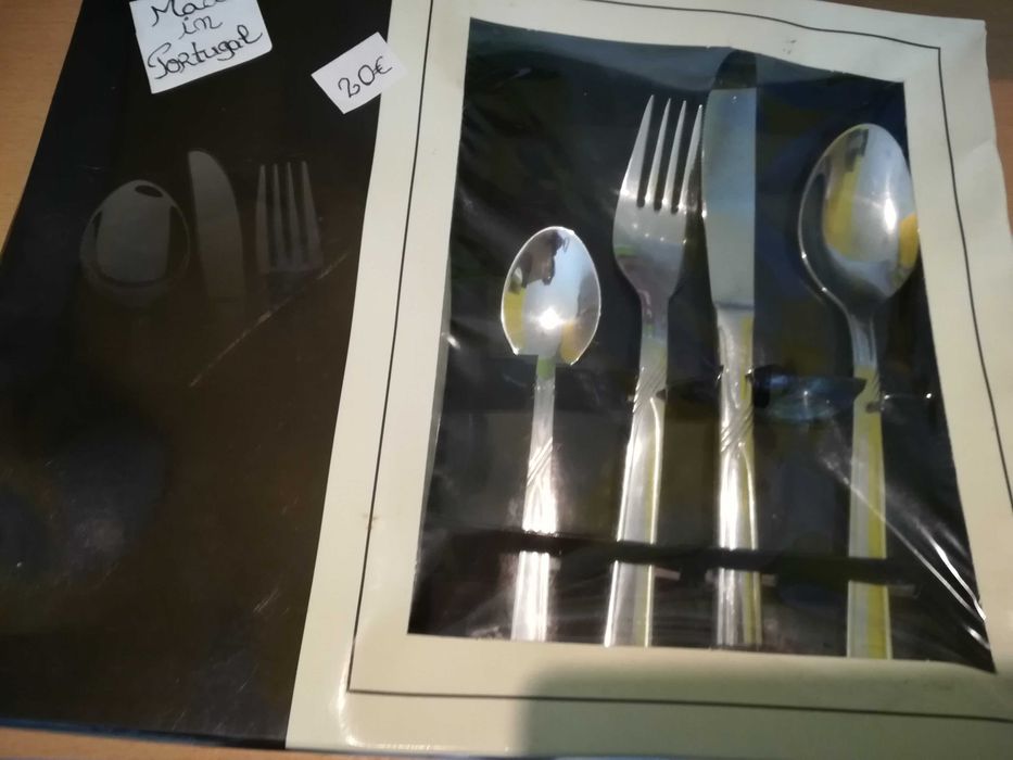 Faqueiro 24 Peças em Inox Feito em Portugal