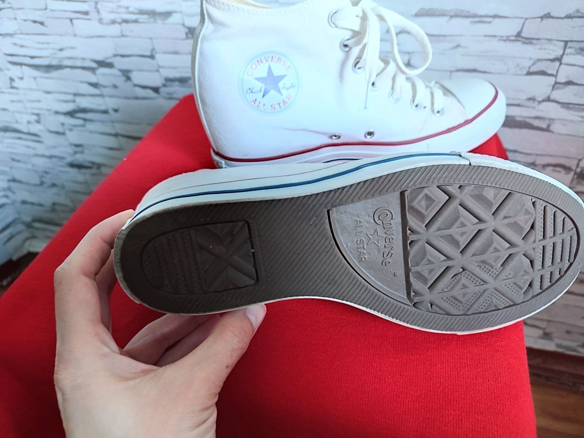 Кеды белые высокие Converse 38 39