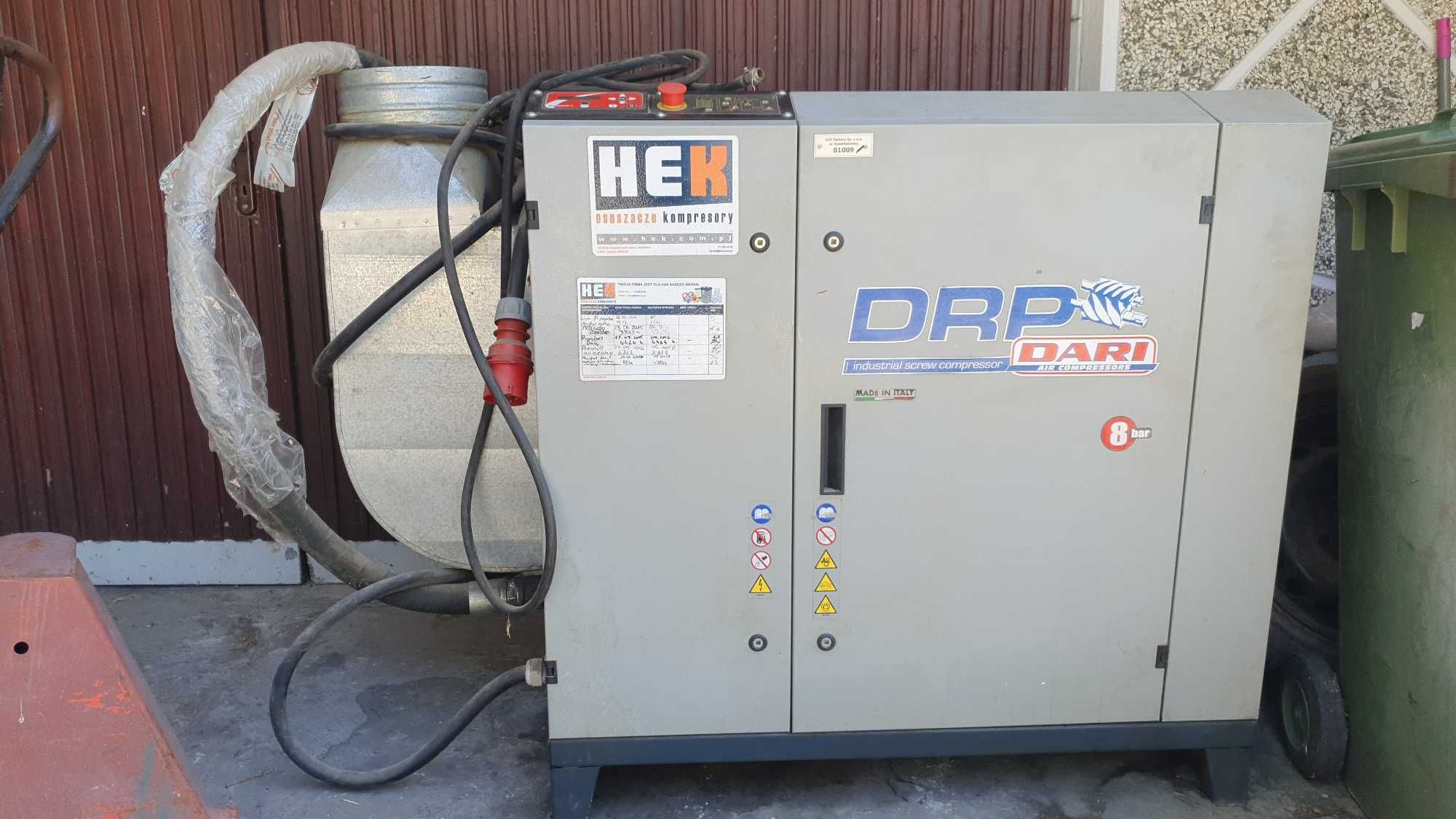 Kompresor ,śrubowy, dari, 22kw , idealny , serwis,