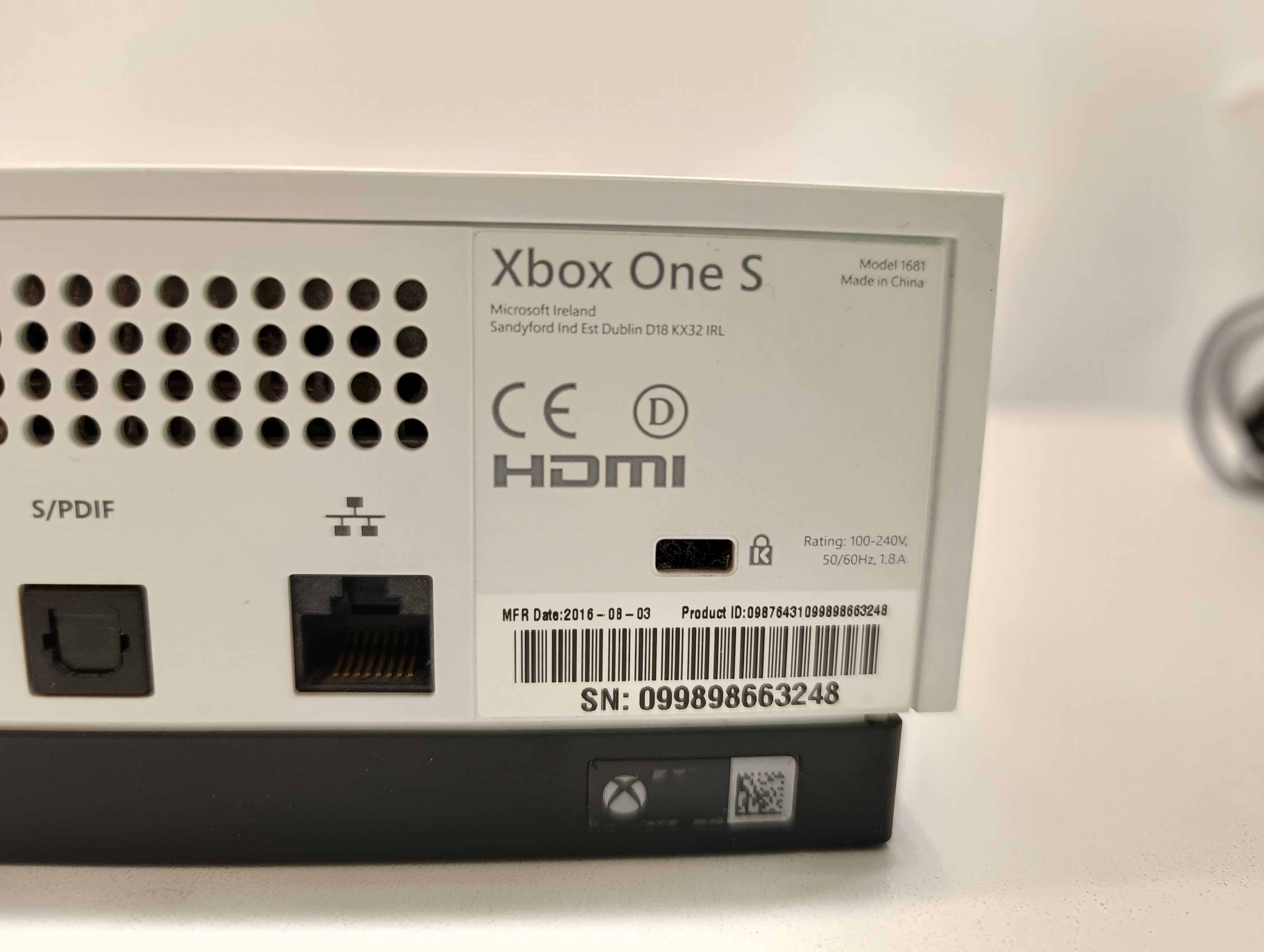 Konsola Xbox One S, 500GB, Pad, Komis Gorlice Biecka 9