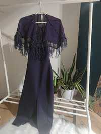 Zjawiskowa sukienka ASOS perełki i cekinami piórka