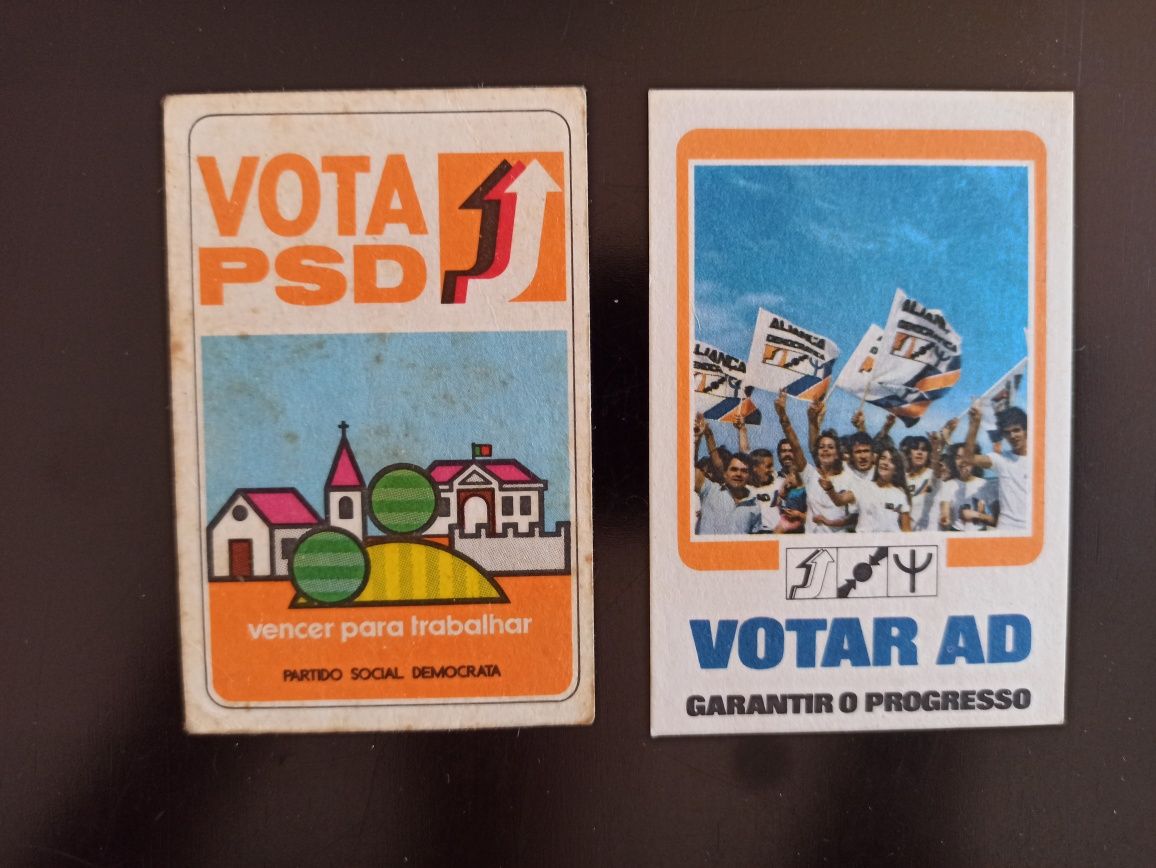 Calendários década 1980