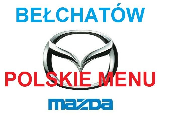 Mazda 2 3 6 CX-3 CX5 Polskie Menu nawigacji, Spolszczenie, Konwersja