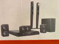 Sistema de home cinema Philips 5.1 com 300W RMS de potência