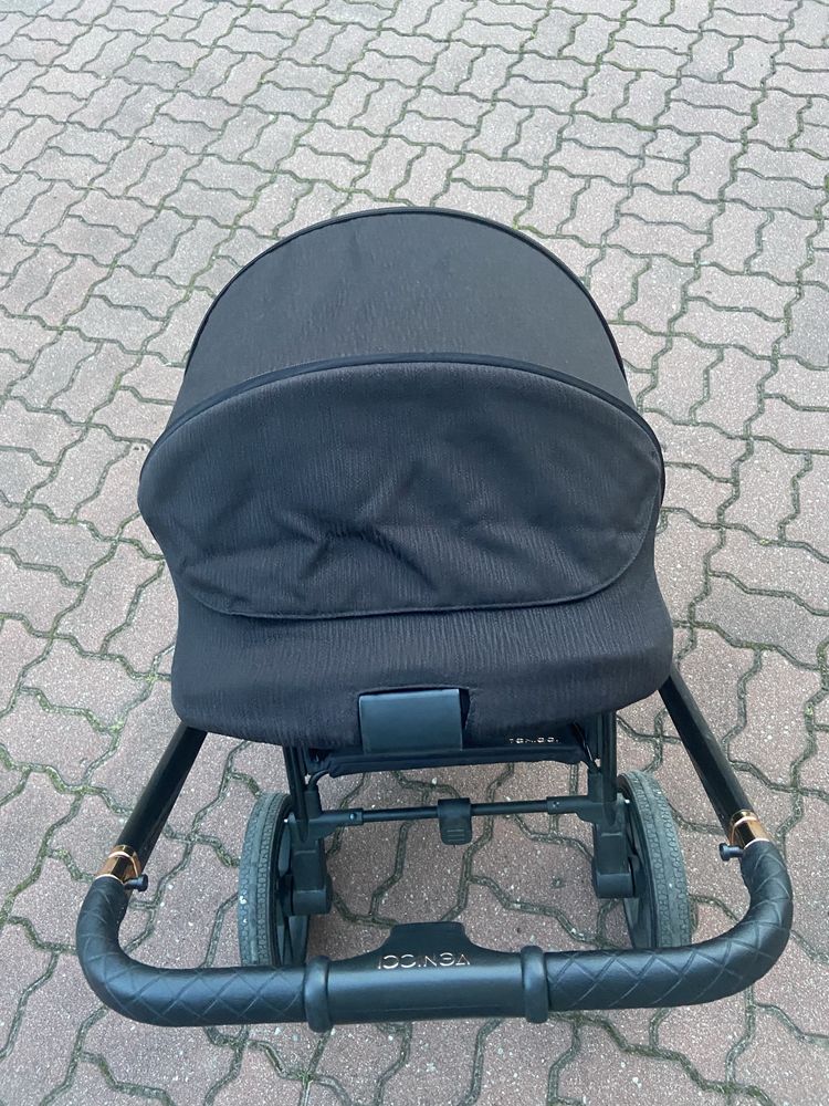 Wózek Venicci Tinum 2.0 Czarny 2w1 Bdb