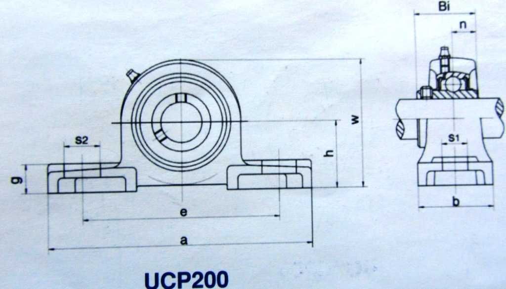UCP208 -Подшипниковый  узел под вал  40 мм