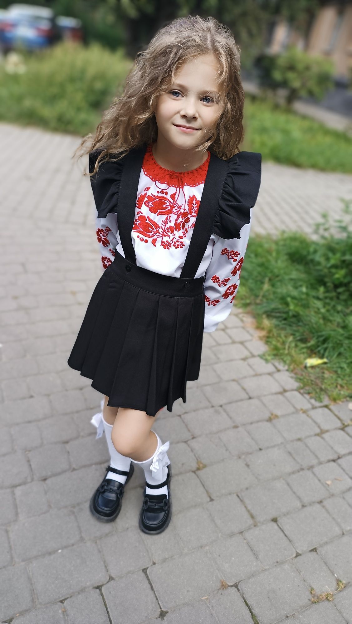 Вишиванка,комплект,сарафан,вишиванка для дівчинки,вишитий костюм.