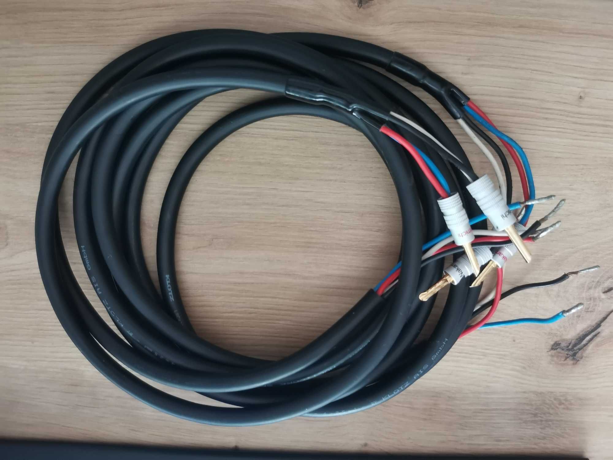 Kabel głośnikowy Klotz 4x 2,5mm² Cu OFC  2x 2,4metra