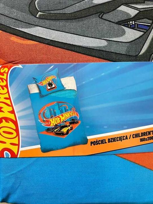 Komplet Pościeli Hot Wheels 160 x 200 Modna Jakość Dla Fana