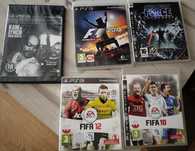 Gry PS3 FIFA 10, FIFA 12, F1 2010, Star Wars Górce i Kyne&Lynch