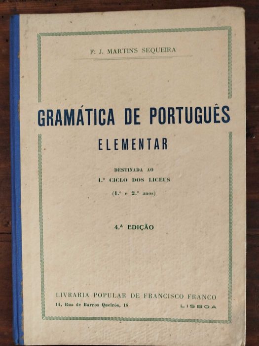 Manuais Escolares Antigos