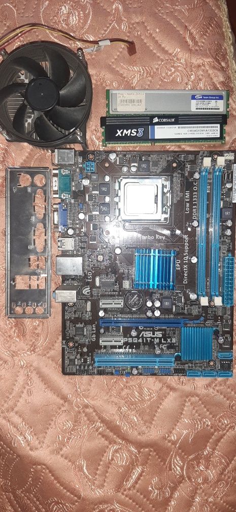 Комплект asus p5g41t m lx3 + xeon e5450 4×3.0GHz + 8Gb DDR 3 + gts 450